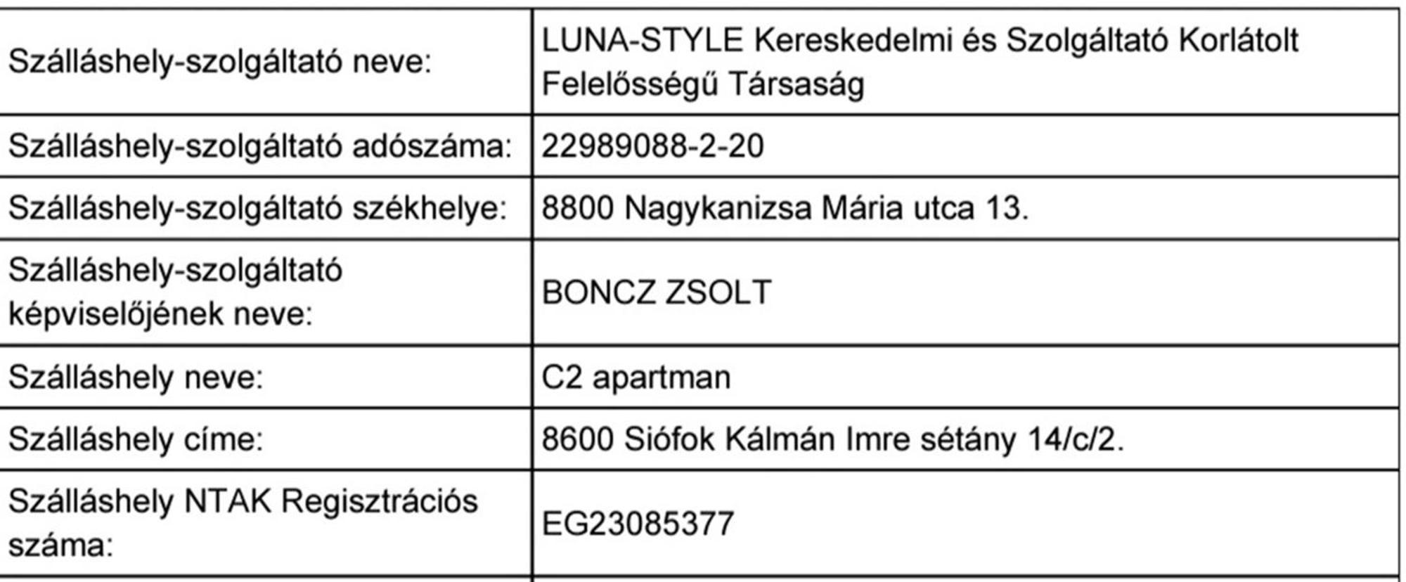C2 Apartman Siofok Luaran gambar